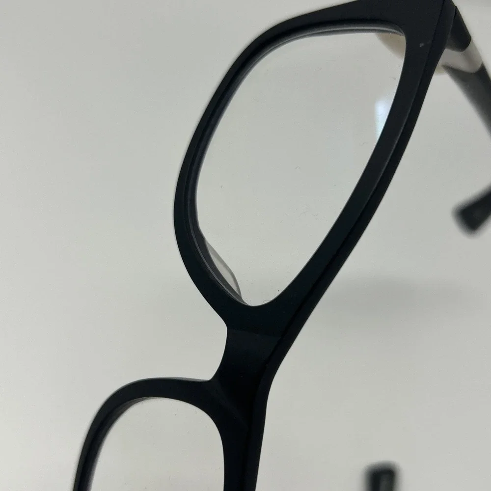 NWT Norman Childs HAWK D Eyeglasses 54-19-140 Unisex Adult Matte Black Frames